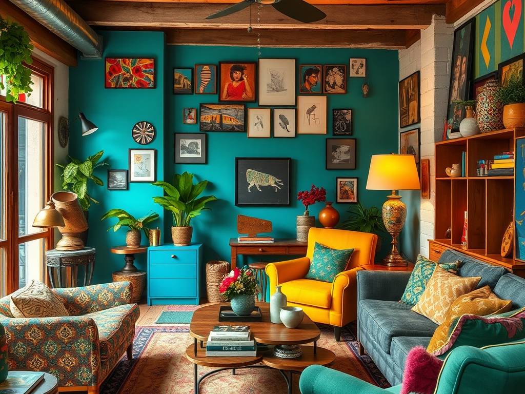 Styl eklektyczny we wnętrzach: jak łączyć różnorodne style, by stworzyć spójną i oryginalną przestrzeń