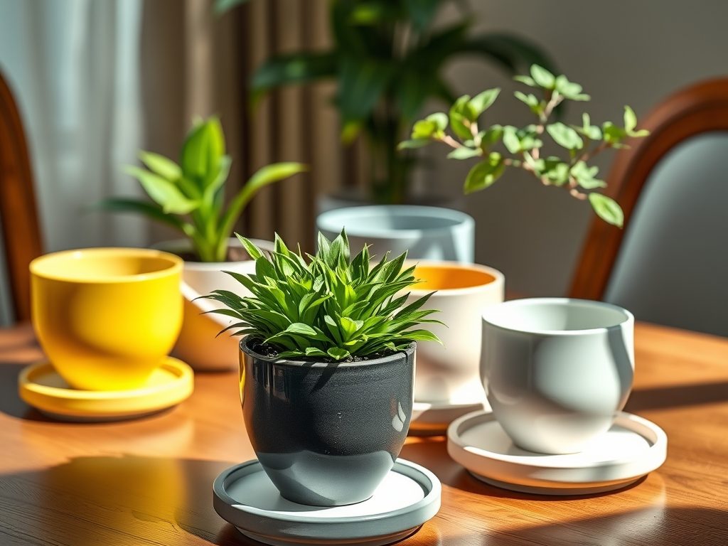 Podstawki pod doniczki: jak wybrać materiał i rozmiar, by ułatwić pielęgnację roślin i chronić meble