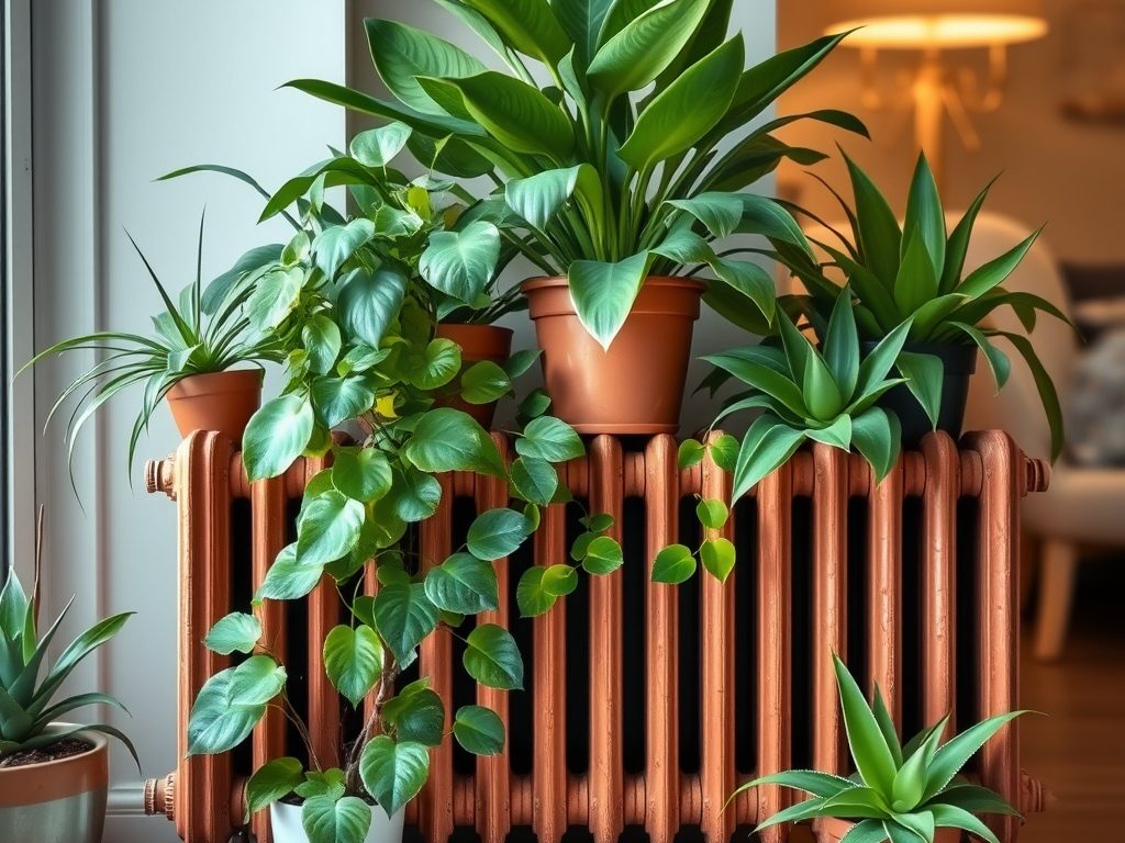 Rośliny przy kaloryferze: które gatunki przetrwają suche i ciepłe powietrze sezonu grzewczego oraz jak o nie dbać