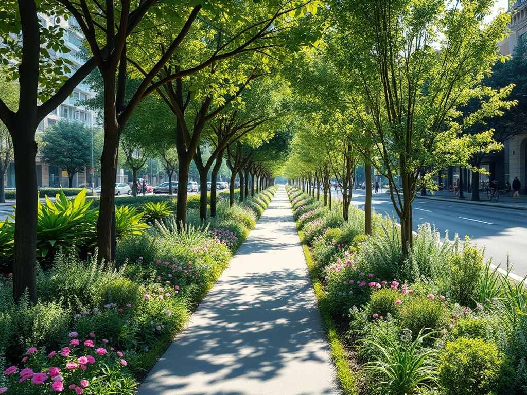Rośliny przy ciągach komunikacyjnych: jak zaplanować zieleń dla komfortu i bezpieczeństwa użytkowników