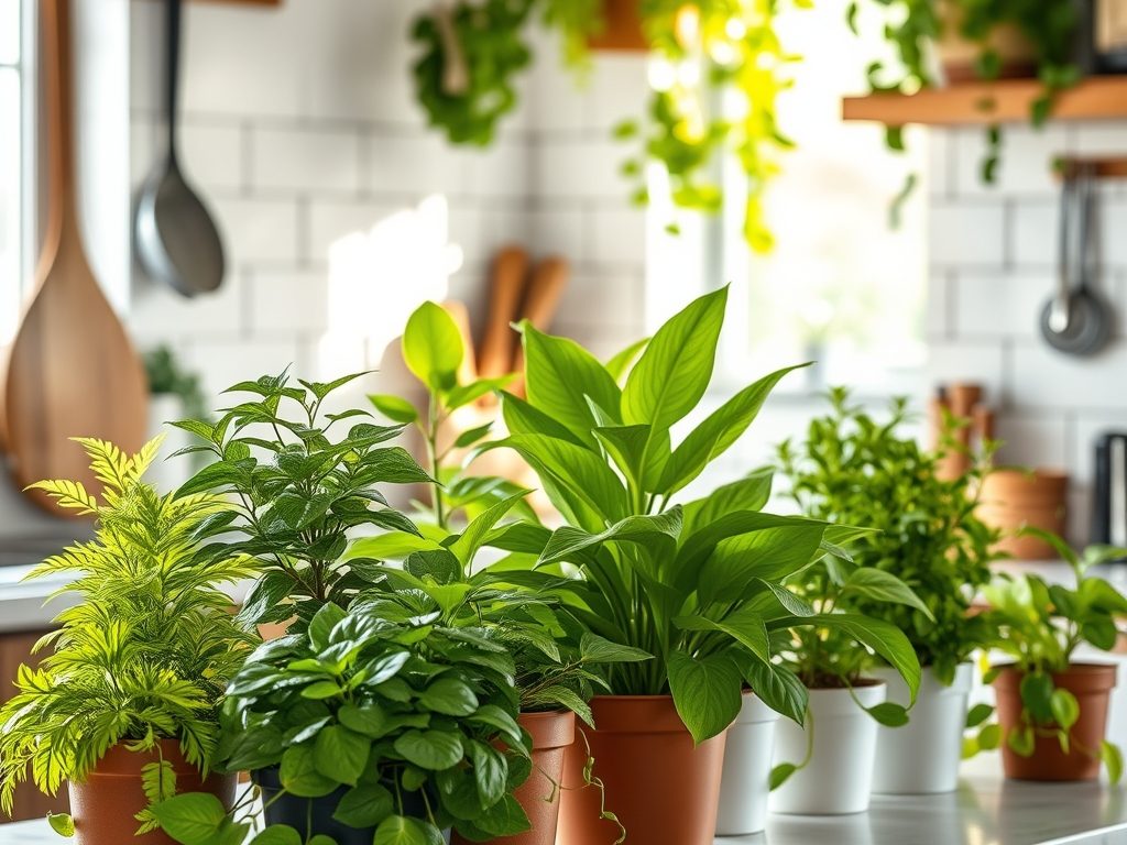 Rośliny do jadalni: jak wybrać gatunki odporne na kuchenne warunki i łatwe w pielęgnacji