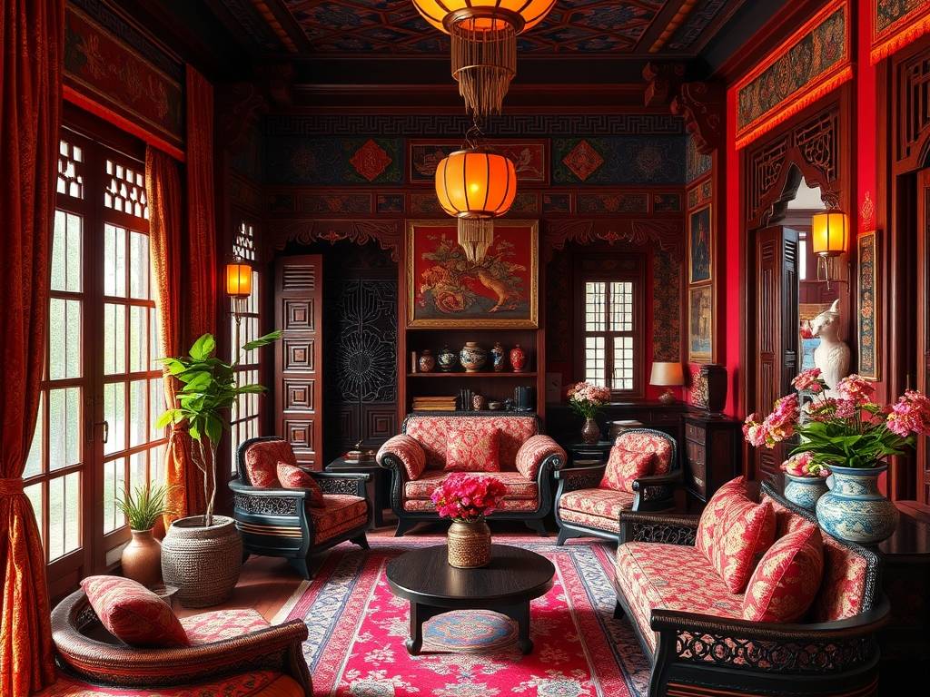 Styl orientalny we wnętrzach: jak łączyć kolory, wzory i materiały dla harmonijnej aranżacji