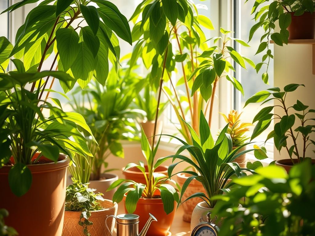 Rośliny doniczkowe latem: jak dbać o nie przy upałach, światle i wilgotności w mieszkaniu