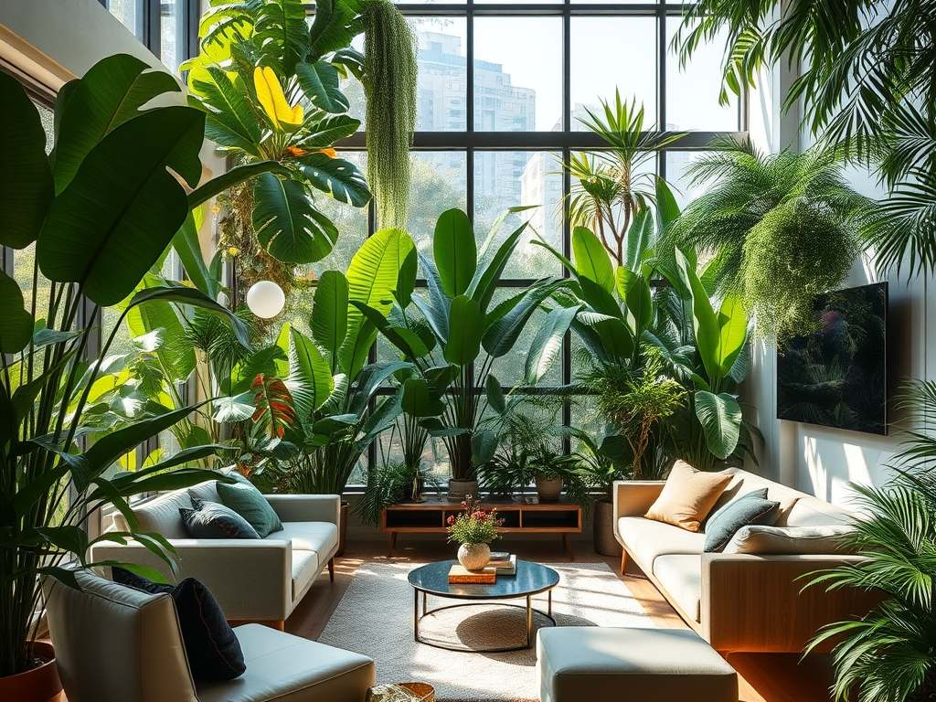 Styl urban jungle we wnętrzach: jak stworzyć miejską dżunglę łączącą naturę z nowoczesnością