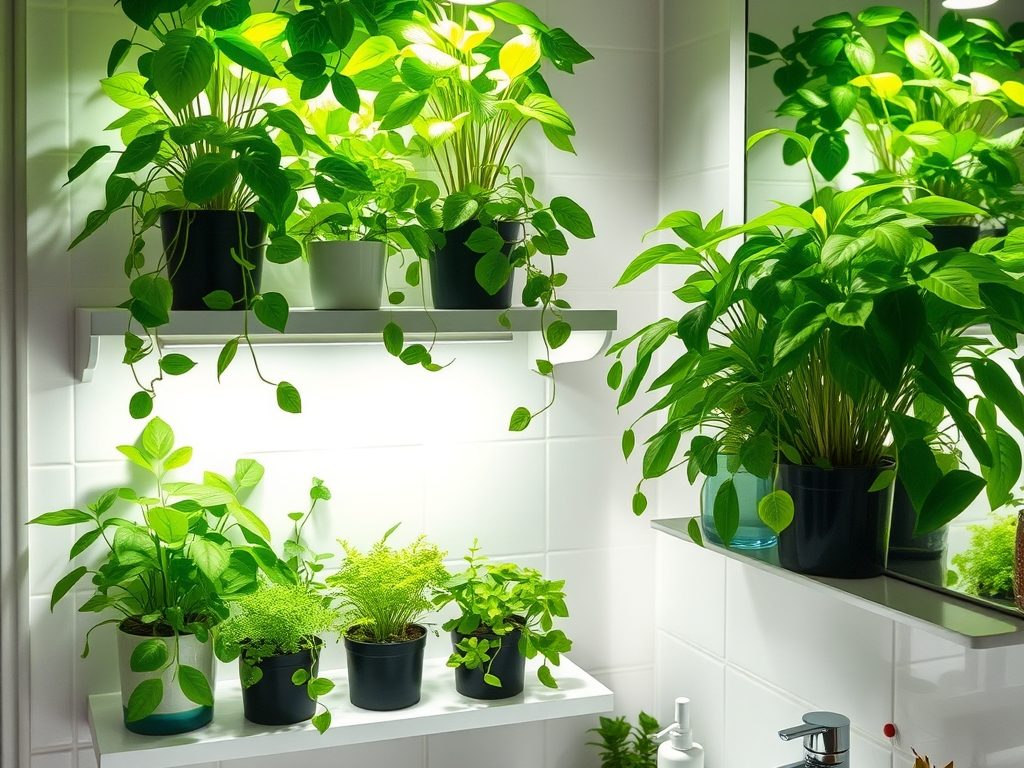 Jak skutecznie doświetlać rośliny w łazience bez okna – praktyczne zasady i najczęstsze błędy