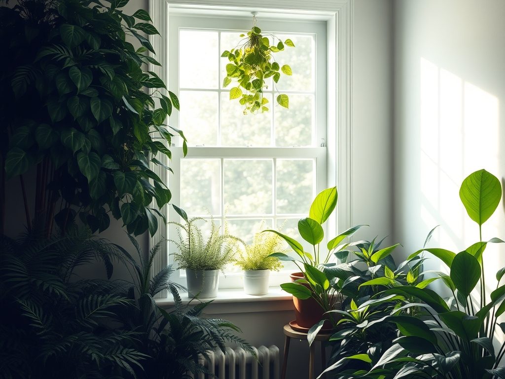 Rośliny do pokoju z oknem na północ: jak wybrać gatunki i zadbać o ich pielęgnację w cieniu