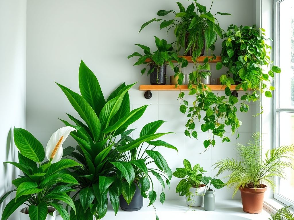 Rośliny do łazienki odporne na wilgoć – jak dobrać gatunki i dbać o nie przy ograniczonym świetle