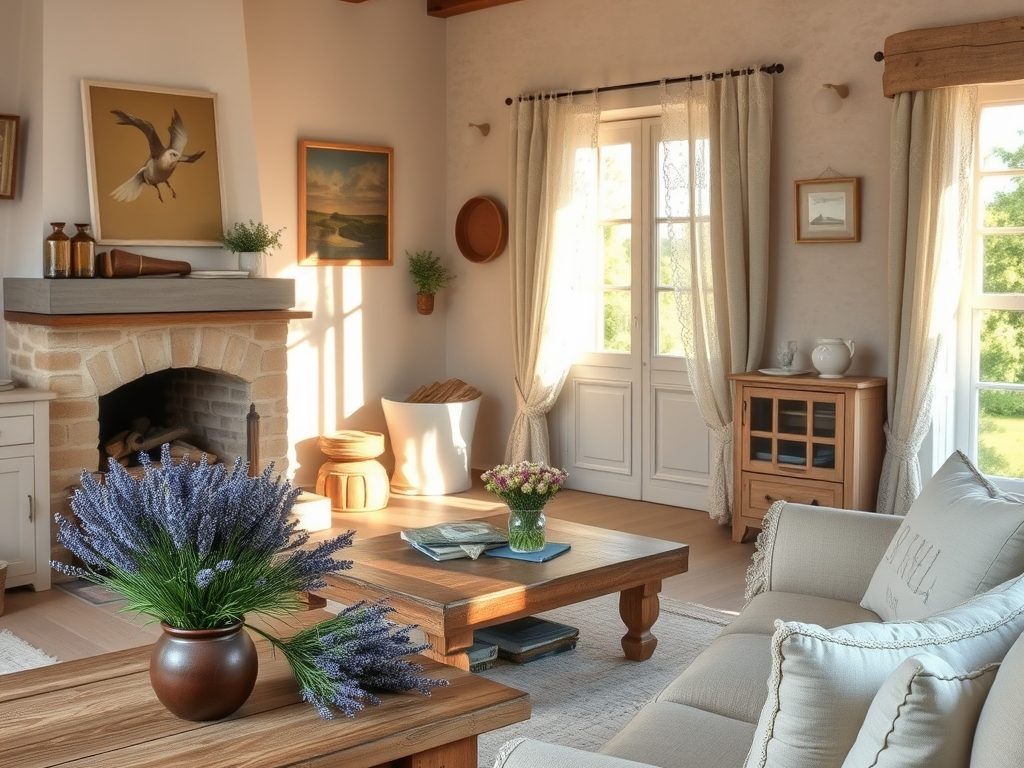 Styl prowansalski we wnętrzach: jak stworzyć sielski klimat z naturalną elegancją i funkcjonalnością